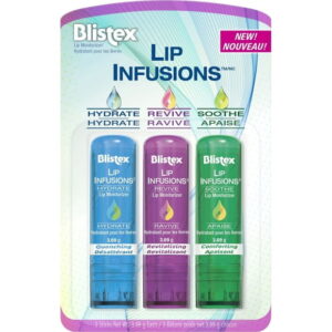 Blistex® Lip Infusions Lip Moisturizer, 3 Sticks Net Wt. 3.69 g each