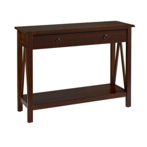 Edgewood Antique Tobacco Console Table
