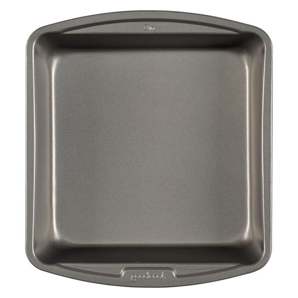 GoodCook Everyday Nonstick Steel Square Cake Pan, 8", Gray, GC 8"SQ CAKE PAN
