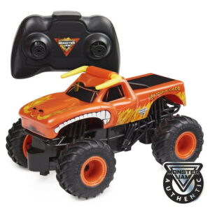 Monster Jam, Official El Toro Loco Remote Control Monster Truck, 1:24 Scale, 2.4 GHz, for Ages 4 and up