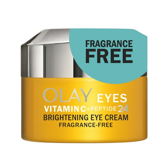 Olay EYES Vitamin C + Peptide 24 Eye Cream, Fragrance-Free, 15 mL