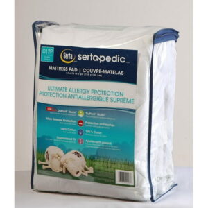 Sertapedic Ultimate Allergy Protection Mattress Pad Double
