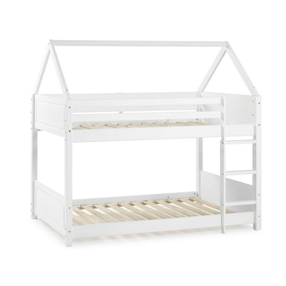 Christianne House Twin Bunkbed, White