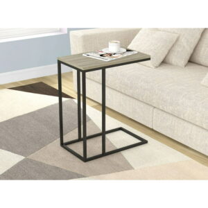 Safdie & Co. Accent Table Dark Taupe