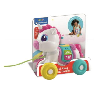 Clementoni Pull Along Unicorn - Animal Push and Pull Walker - For Toddler 10 Months +