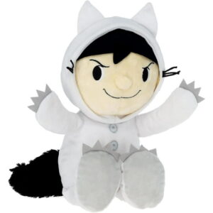 Kids Preferred Where The Wild Things Are Plush 14 Inch Max Stuffed Animal with Crinkle Feet, Bean Filled Bottom, and Removable Hood