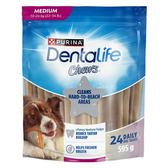 DentaLife Chews Daily Oral Care Medium, Dental Dog Treats, 248 g-1.12 kg