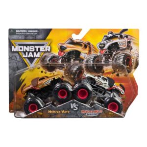 Monster Jam, Official Monster Mutt Vs. Dalmatian Die-Cast Monster Trucks, 1:64 Scale, Kids Toys for Boys Ages 3 and up