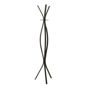Monarch Specialties Coat Rack, Hall Tree, Free Standing, 3 Hooks, Entryway, 72"h, Bedroom, Metal, Brown, Contemporary, Modern