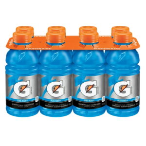 Gatorade Cool Blue Sports Drink 8 x 355 mL, Bottles, 8x355mL