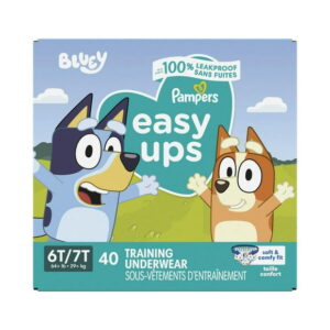 Pampers Easy Ups Training Underwear Boys Size 7 (6T-7T), 40CT