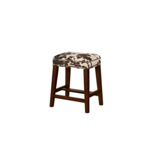 Carter Brown Cow Print Counter Stool