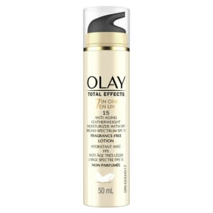 Olay Total Effects Fragrance-Free Featherweight Face Moisturizer with Sunscreen, 50ML