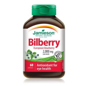Jamieson Bilberry (European Blueberry) Capsules, 60 capsules