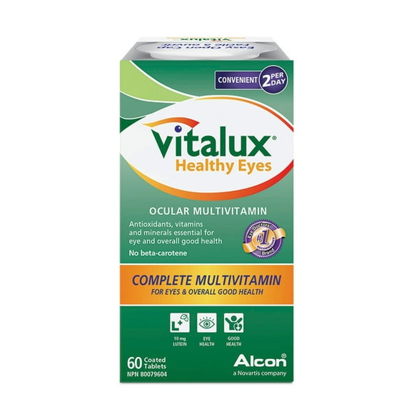 VITALUX® Healthy Eyes, Ocular Multivitamin, AMD, 60 Caplets