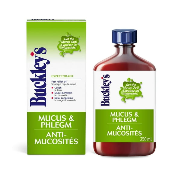 Buckley's Mucus & Phlegm Cough Syrup - Buckley's Syrups, 250 mL sucrose-free