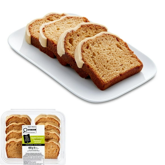 Your Fresh Market Apple Caramel Flavoured Iced Loaf Cake, 8 slices, 400 g total