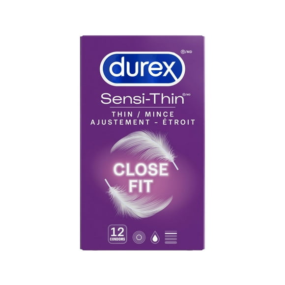 Durex® Sensi-Thin® Close Fit Condoms | 12 Count, 12 count