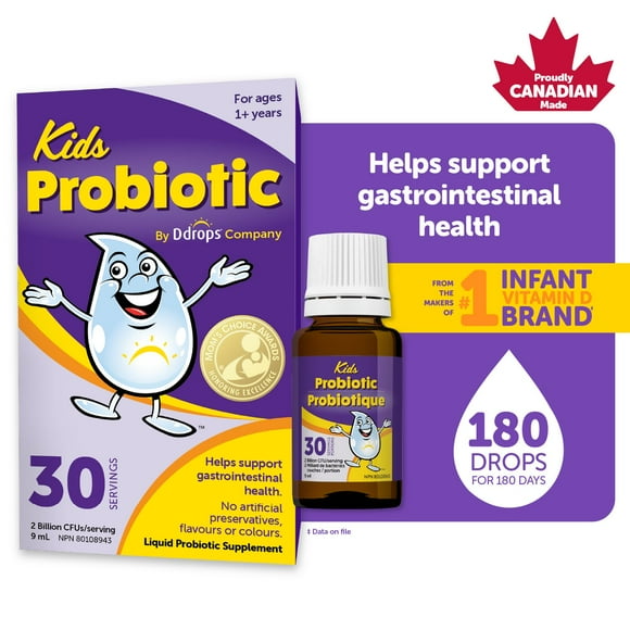 Ddrops® Kids Probiotic, 9 ml, 30 servings
