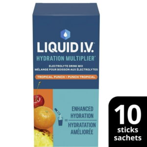 Liquid IV Hydration Multiplier, Electrolyte Drink Mix Electrolyte Powder Drink Mix,, 10 servings(Pack of 1)