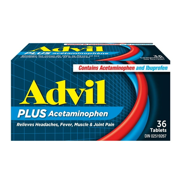Advil Plus Acetaminophen Tablets Fight Pain 2 Ways, 36 Count, 36 Tablets