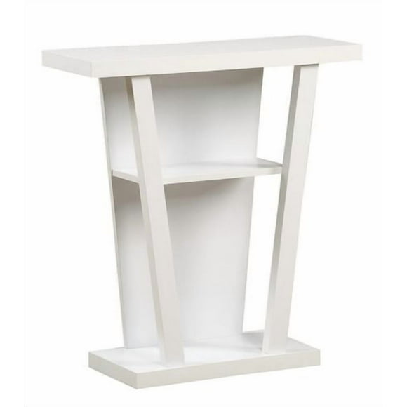 Monarch Specialties Accent Table, Console, Entryway, Narrow, Sofa, Living Room, Bedroom, Laminate, White, Contemporary, Modern