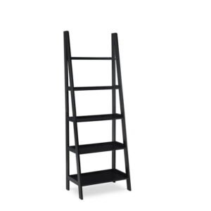 Aurora Ladder Bookshelf, Black
