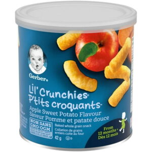 GERBER® LIL CRUNCHIES®, Apple Sweet Potato, Toddler Snacks 42 g, 42 GR
