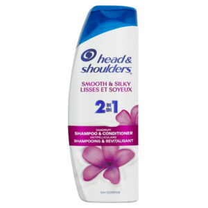 Head & Shoulders Smooth & Silky 2-in-1 Anti-Dandruff Shampoo + Conditioner, 370ML