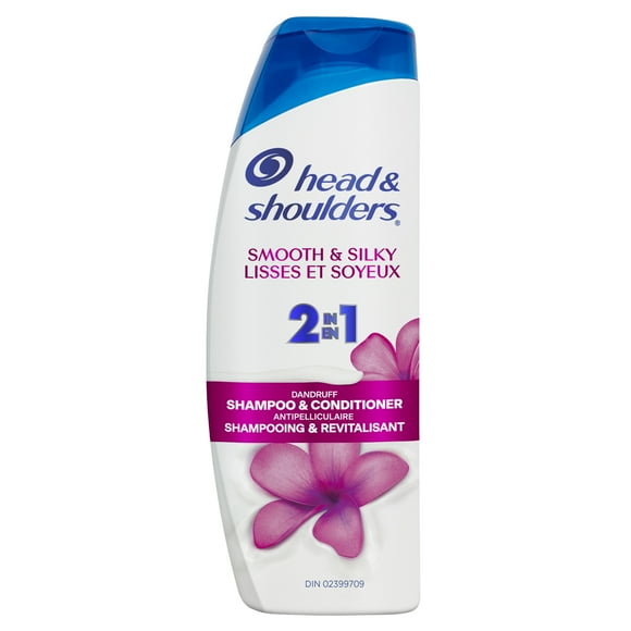 Head & Shoulders Smooth & Silky 2-in-1 Anti-Dandruff Shampoo + Conditioner, 370ML