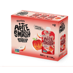Apple Smash Honeycrisp 8pk, Size/Quantity - 120g x 8 units per carton