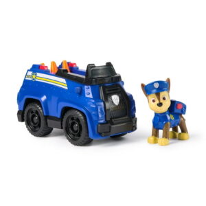 PAW Patrol Police Cruiser with Collectible Chase Figure, Sustainably Minded Toys for Kids Ages 3+, Chases Patrol Cruiser
