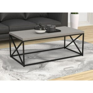 Safdie & Co. Coffee Table 48"L Cement