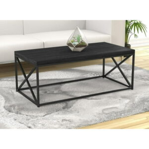 Safdie & Co. Coffee Table 48"L Grey Wood