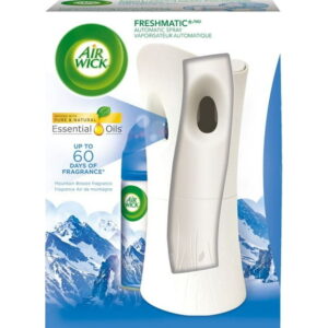 AirWick Freshmatic Air Freshener, Automatic Spray Kit, Mountain Breeze, 1 Device + 1 Refill, 180 g