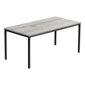 Monarch Specialties Coffee Table, Accent, Cocktail, Rectangular, Living Room, 40"l, Metal, Laminate, Grey, Black, Contemporary, Modern