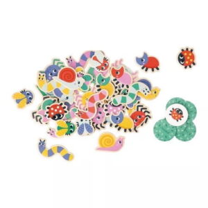 Janod - Educational Range - Search and Find The Garden - Educational Toy for Children - Develops Observation Skills - FSC Wood Game - From 24 Months