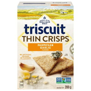Triscuit Parmesan Garlic Thin Crisps Crackers, 200 g