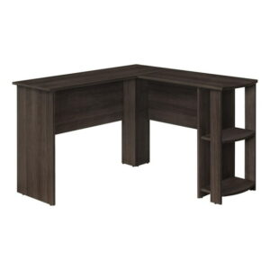 Monarch Specialties Computer Desk, Home Office, Corner, Storage Shelves, 48"l, L Shape, Work, Laptop, Laminate, Brown, Contemporary, Modern