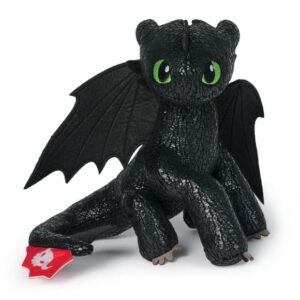 Dreamworks Dragons How to Train Your Dragon Toothless Plush Toy, 8"