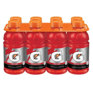 Gatorade Fruit Punch Sports Drink 8 x 355 mL, Bottles, 8x355mL