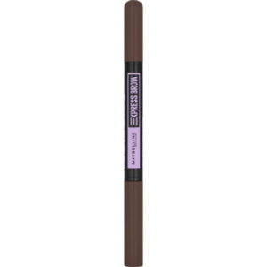 Maybelline Express Brow 2-In-1 Pencil + Powder, Deep Brown, Grab the express to easy, full brows.