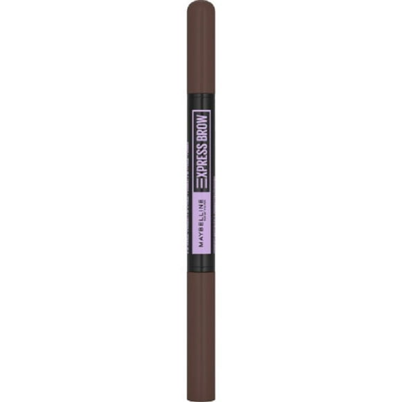 Maybelline Express Brow 2-In-1 Pencil + Powder, Deep Brown, Grab the express to easy, full brows.