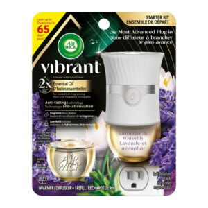 AIR WICK® SCENTED OIL - Kit - Pulse Vibrant™ - Lavender and Waterlily, 1+1