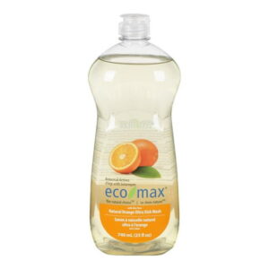 Eco-Max Natural Orange Ultra Dish Wash, 740ml, Scented