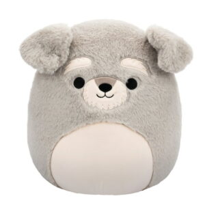 Jazwares Squishmallows 12" Plush: Fuzz-a-Mallows - Shawn the Grey Schnauzer