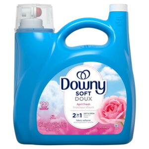 Downy Soft, 2 in 1 Soft and Fresh Liquid Fabric Softener, April Fresh, Fabric Conditioner Liquid provides softness and freshness for fabrics, 4.16L