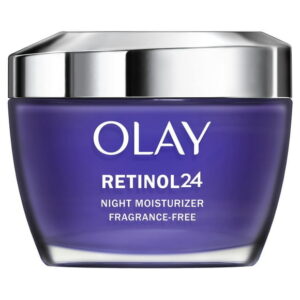 Olay Retinol 24 Face Moisturizer Anti-Aging Night Face Cream for Wrinkles and Uneven Skin Tone with Retinol, 50ML