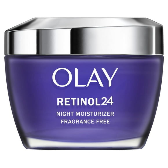 Olay Retinol 24 Face Moisturizer Anti-Aging Night Face Cream for Wrinkles and Uneven Skin Tone with Retinol, 50ML