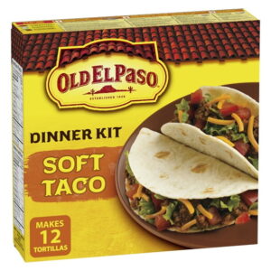 Old El Paso Soft Taco Dinner Kit, 400 g